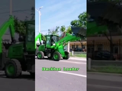 Мини Towable емкость Bucker метра машины 0,8 затяжелителя Backhoe 4x4 кубическая